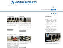 Tablet Screenshot of kkspunpipes.com